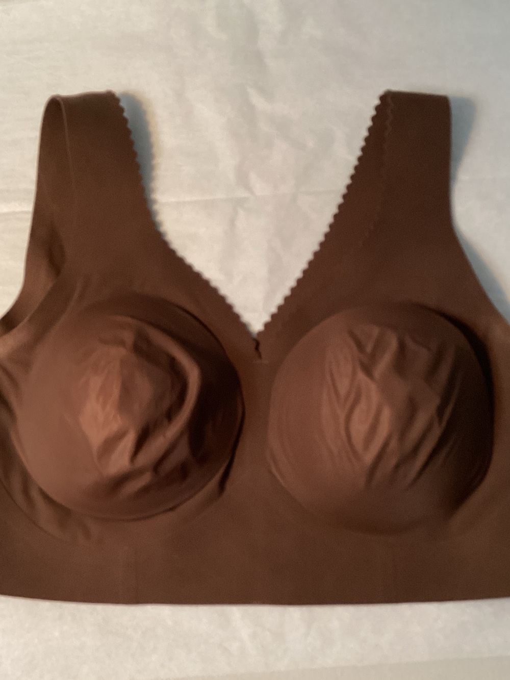 Seamless Comfort Wireless Bra - Chocolate Brown